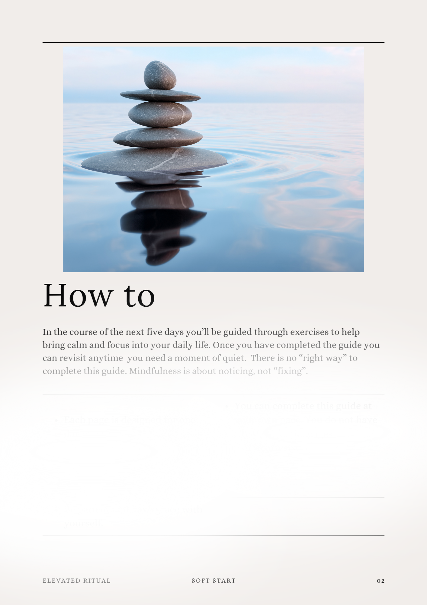 Soft Start: A 5-Day Nervous System Reset